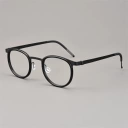 Denmark Ultralight Retro Round Glasses Frame Men Women 9704 Fashion Screwless Eyeglasses Titanium Acetate Oculos Classic Design