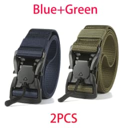 Newest Automatic Magnetic Buckle Tactical Belt Mens Canvas Tactical Workwear Casual Outdoor Military Training Pants Belt For Men