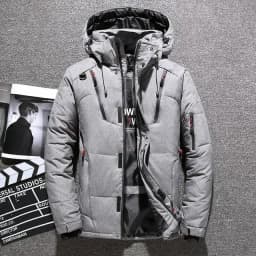 Parkas Winter Thickened Mens Down Jacket Men's Casual Lightweight Down Jacket Skiing Climbing Hunting Hooded Warm Duck Down Coat