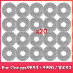 Fit For ( Conga 9590 / 9990 / 10090 AI Spin Revolution Ultra Power Home ) Main Side Brush Filter Mop Dust Bag Part Accessory