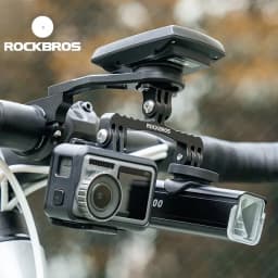 ROCKBROS Bicycle Computer Mount Bike Light Holder Bike Speedometer Gps Support Cycling Road Mtb Flashlight Extension Bracket