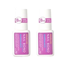 1/2/3/4/5Pcs 8ml Fast Dry Nail Glue with Brush for False Nail Tips Strong Adhesive Nail Rhinestones Jewelry Glue Manicure Tools
