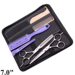 Professional Hairdressing Scissors Purple Dragon 5" 5.5" 6" 7" Japan 440C Hair Cutting Scissors Salon Thinning Scissors Z1021