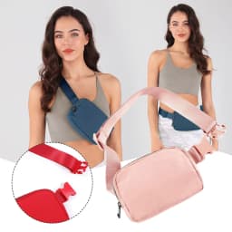Multi Layers Running Waist Bag Multipurpose Zipper Chest Bag For Outdoor Travel