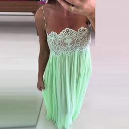 Sexy Women's Pleated Patchwork Mini Dress Halter Hollow Backless Ribbon Blue A-line Dresses 2026 Summer Beach Vacation Vestidos