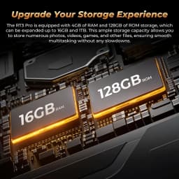 OUKITEL RT3 PRO 8-inch HD Rugged Tablet 13.9mm Ultra-Slim Profile IP68 &IP69K & MIL-STD-810H, 16(4+12)GB +128GB, 5150mAh Battery