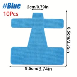 10PCS Bunion Corrector & Pain Relief Kinesiology Athletic Tape For Bunions & Turf Toe,Big Toe Spacer/Separator/Straightener Tape