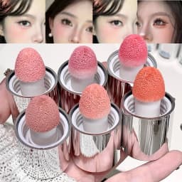 Velvet Liquid Blush Matte Sponge Head Blusher Natural Lasting Brighten facial Contour Blush Tint 스펀지 팁 블러셔 Korean Rouge Makeup