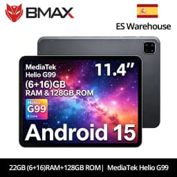 BMAX I12 Power Tablet 11.4" 2.4K IPS 90Hz Display MediaTek Helio G99 8-core 22(6GB+16GB) RAM 128GB ROM 8000mAh Type-C Android 15 Tablets 4G LTE GPS WiFi Support Dual SIM