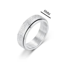 Anxiety Ring Figet Spinner Rings For Women & Men Stainless Steel Rotate Freely Spinning Anti Stress Accessories Jewelry Gifts