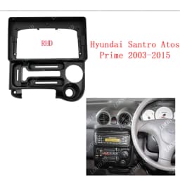 2 Din 9 Inch Car Android Radio Installation GPS Mp5 ABS PC Plastic Fascia Panel Frame for Hyundai Santro Atos Prime 2003-2015
