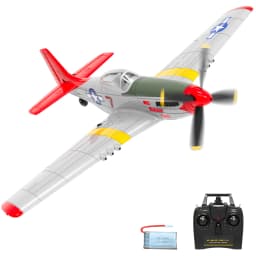 Volantex New Spitfire RC Plane EPP 400mm Wingspan RC Fighter One Key Aerobatic 2.4G 4CH RTF RC Plane