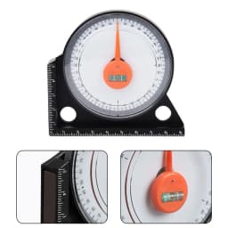 Brand New Angle Level Finder Magnetic 0-90 Degrees 92*85*13mm Acrylic + ABS Black+white Easy To Use Gauging Tools