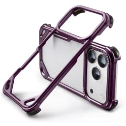 Eary Frameless Case for iPhone 18 17 Pro Max Air for Magsafe Metal Shockproof Protective Phone Cover Aluminum Anti-Drop Bumper