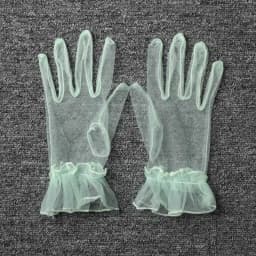 Sexy Transparentes 10 Colors Mesh Tulle Gloves Spring Summer Party Dancing Dress Wedding Thin Gloves Lolita Style Accessories