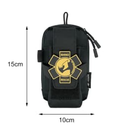 Rhino Rescue IFAK Empty Pouch Bag, Molle Tactical Pockets for Camping Hiking Outdoor Emergency Gear