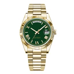 Corgeut Automatic Mechanical Men's Watch - 39/36mm Japanese Movement Sapphire Date (with Magnifier) - Men's Watch Custom Logo