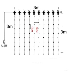 LED String lights WS2812B sk6812 pixel RGBIC Smart LED Curtain String Light Bluetooth APP Christmas Fairy Light DIY USB 5V