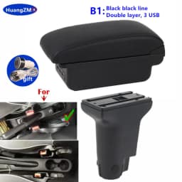 For Fiat 500 Armrest Box For Fiat CRONOS Car Armrest Box Dedicated Retrofit Heighten Interior Center Storage Box Car Accessories