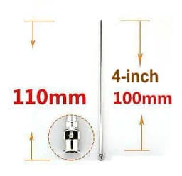 5 Pack - 100mm or 150mm,200mm Cannula Length Dispensing Needle (8G,10G,12G,14G...27G Optional)- Blunt Tip, All Metal