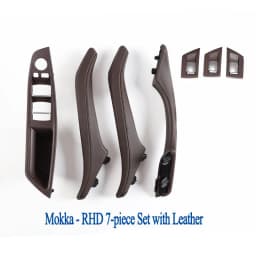 Left Right Interior Leather Passenger Door Handle Assembly For BMW 5 Series F10 F11 F18 520i 523i 525i 528i 535i