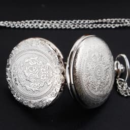 reloj de bolsillo Luxury Silver Quartz Pocket Watch Fashion Necklace Pendant Chain Jewelry Gift Steampunk Clock for Men Women