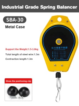 Industrial Dust-Free Grade Spring Balancer 0.5-5kg Hanging Tools Portable Telescoping Spring Balancer For Electric Screwdrivers