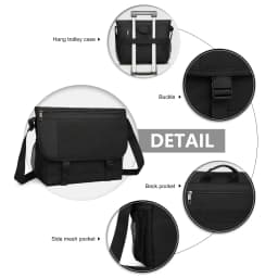 KONO Men's Laptop shoulder bag-15.6 "waterproof & Anti-Theft, Business & Travel