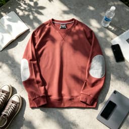 2026 Autumn New Basic Knitted Pullover Sweatshirts Men's Plus Size Soild Color High Quality Fashion Washed Casual Sportswear