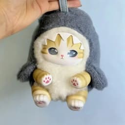 Cute Cat Doll Plush Keychain, Animal Dress Modeling, Vinyl Doll,bag Decoration Pendant,Surprise Blind Box,ideal Toy Gift Pendant