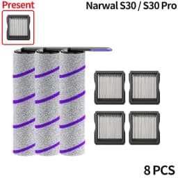 Accessories For NARWAL S30 / S30 Pro Cordless Wet Dry Vacuum Cleaner Brush Roller And HEPA Filter Replacement Spare Parts