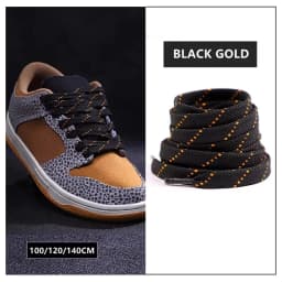 New Twill Two-Tone Shoelaces for Sneakers Flat Shoelace Pattern Premium Colorful Shoe Laces Athletic Unisex Shoestring 1pair