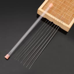 1-7Pcs 0.3-0.9mm Stainless Steel Beading Needles Easy Thread String Cord Test Tube Packaging Pins For DIY Jewelry Making Tools