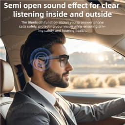 2026 Photosensitive Color Change Smart Glasses Bluetooth Voice Call Control Music UV Polarized Sunglasses Headphone Glasses Ht30