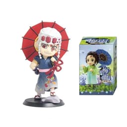  12cm New Demon Slayer Plum Rain Series 13pcs/set Blind Box Figure surprise Box Tanjiro Kamado Nezuko Action Model Toys Gifts