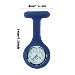 Pocket Watch Women's Digital Display Dial Clip-On Analog Clock Fob Nurse Brooch Pin Hang Pocket Electric Watch Fashion Watches
