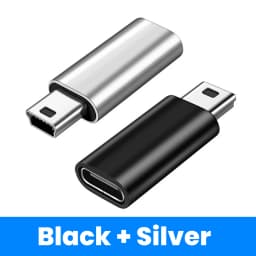 Elough Adapter Type C Female To Mini USB Male Connector For Phone PSP Camera MP3 Data Transfer Mini usb to typ c adaptador
