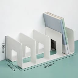 1Pcs Acrylic Desk Organizer 4 Compartment Bag Closet Shelf Divider Bookshelf Tabletop Colorful Four Frames Book Stand