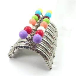 10PCS 8.5CM Small Candy Head Silver Semicircle Metal Coining Pattern Purse Frame Bag Kiss Clasp DIY Bag Sewing Accessories