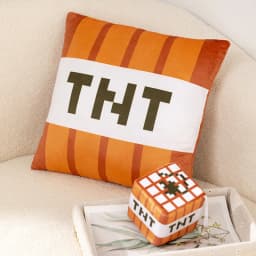 Nice Tnt Plush Pillow Cube Toy Key Chain Pendant Soft Plush Stuffed Toys Xmas Birthday Gifts For Kids Spoof Decoration