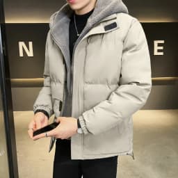 Plus Size 8XL Winter Jacket Hooded Warm Men Parkas Quality Outdoor Coat Windproof Male Cotton Clothing Zipper Solid Color Jacket