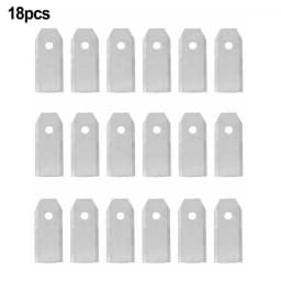 Premium Replacement Blade For Robotic Lawnmower Set, 43 Mm Long, Titanium Coating For Up To 40% More Mowing Time