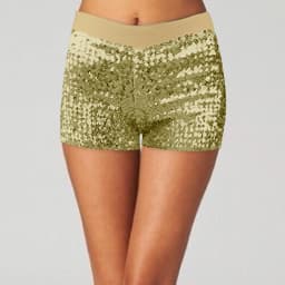 Women Sequins Shorts High Waisted Vintage Disco Dance Hot Pants Shiny Glitter Jazz Nightclub Mini Short Stretch Summer Shorts