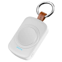 1800mAh Magnetic Smartwatch Wireless Charger Dock with Keychain for Samsung Galaxy Watch 8/7/6 Classic 5/4 Pro/3 Fast Charging