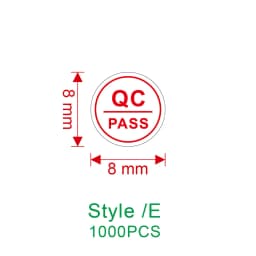 1000pcs new round 8/10mm rectangular 11X6mm computer /Ipad/ Electronics warranty label Fragile seal sticker can be customized