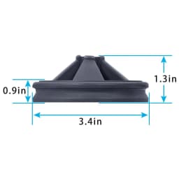 1pc Garbage Stopper Disposal Splash Guard Garbage Stopper For InSinkErator Rubber Quiet-Collar Sink Baffle Disposer Reduce Noise