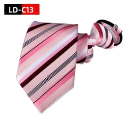 Hot Sell Style 8CM Zipper Tie Men Bridegroom Wedding Necktie Lazy Pre-tied Ties Striped Zipper Necktie For Men Women Wholesale