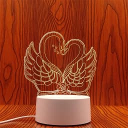 3D LED Lamp Creative 3D LED Night Lights Novelty Illusion Night Lamp 3D Illusion Table Lamp For Home Christmas Decorative Light