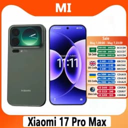 Xiaomi 17 Pro Max Snapdragon 8 Elite Leica 6.9" Display 50MP Camera 7500mAh Battery 100W Hyper Charge Smartphone CN Version