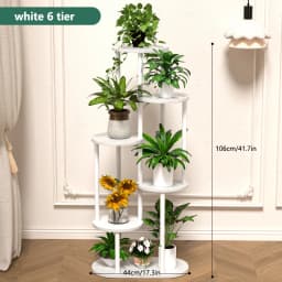 Plant Stand and Flower Stand Storage Shelf 4/5/6 Tier Flower Shelf Planter Rack Storage Organizer Display Indoor Garden Balcony
